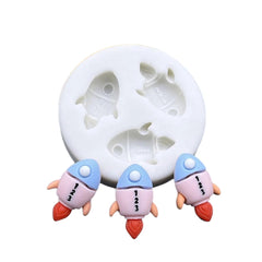 Molde Silicona Mini Transbordador Espacial