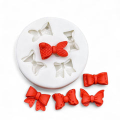 Molde Silicona Moños Mini x 5