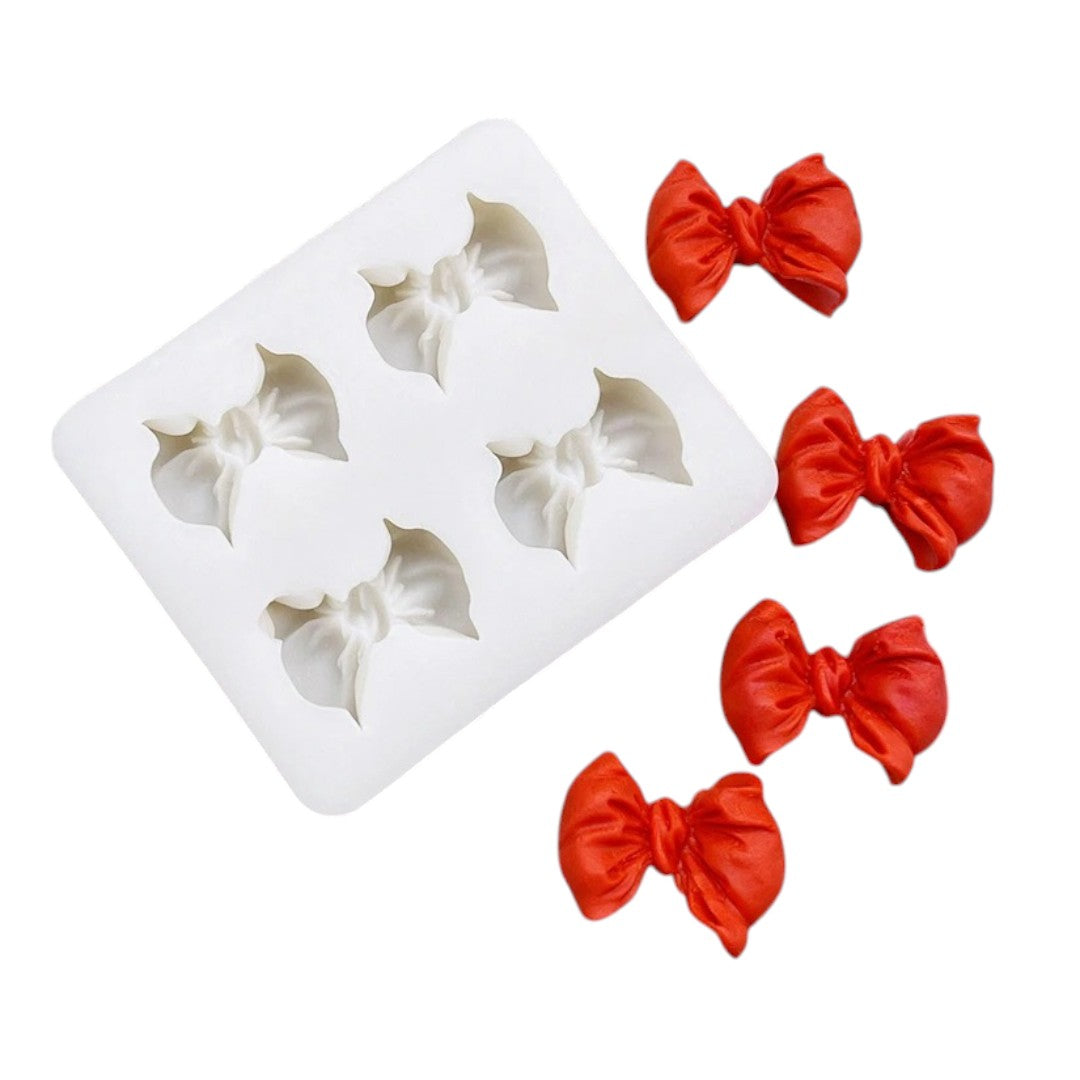 Molde Silicona Moños Luxury x 4