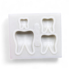 Molde Silicona Muelas Mini x 4