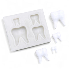 Molde Silicona Muelas Mini x 4