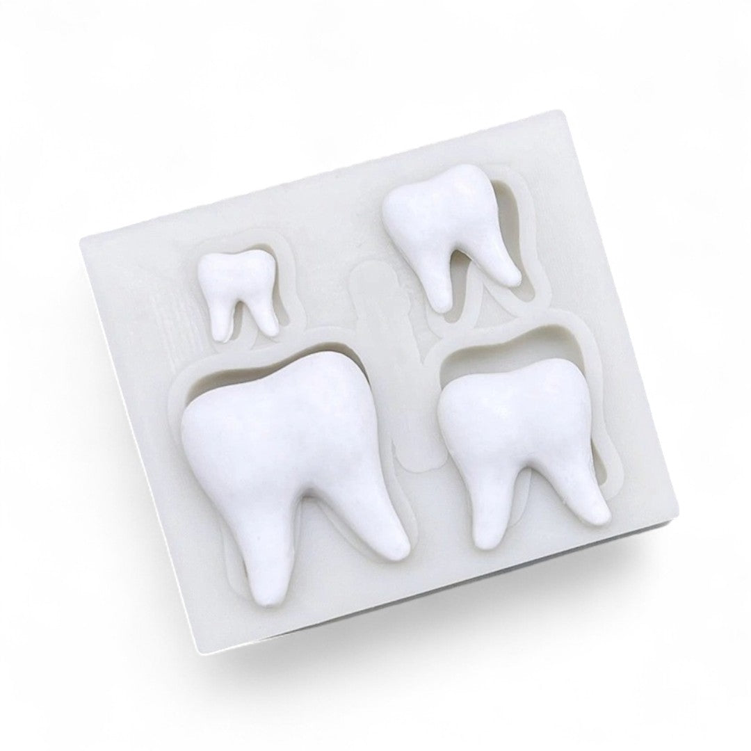 Molde Silicona Muelas Mini x 4