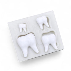 Molde Silicona Muelas Mini x 4