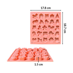 Molde Silicona Navidad Mini x 25