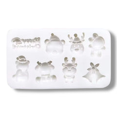 Molde Silicona Mini Navidad Tierna x 8