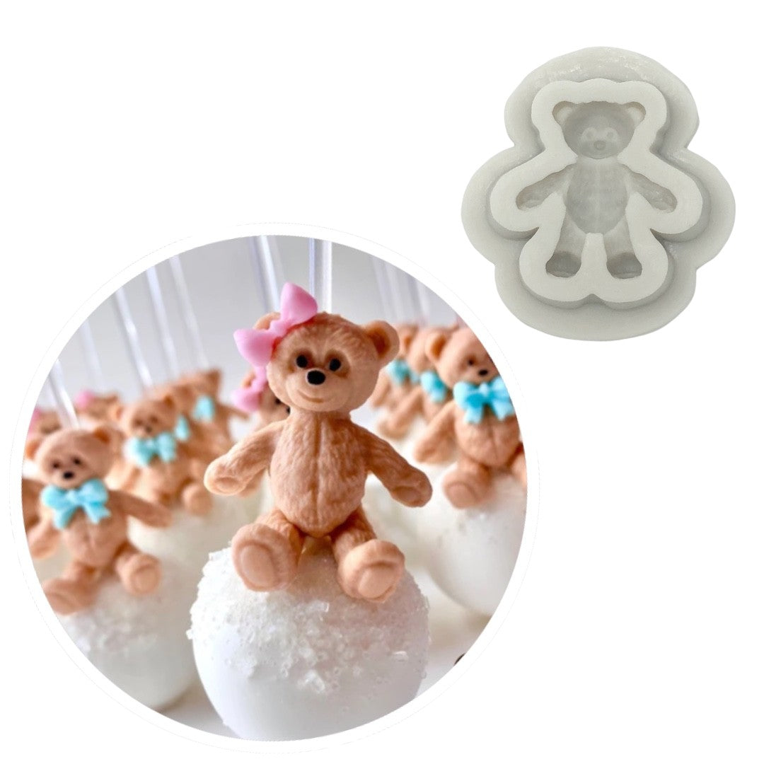 Molde Silicona Oso Tierno Mini