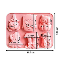 Molde Silicona Postre Halloween x 6