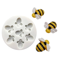 Molde Silicona Abejas