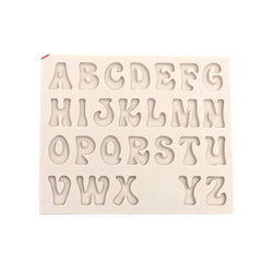 Molde Silicona Alfabeto Timoteo Mayúscula