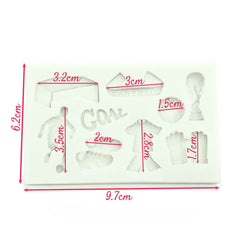 Molde Silicona Fútbol Clásico