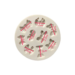 Molde Silicona Mini Moños x 9