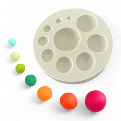 Molde Silicona Semiesferas Mini