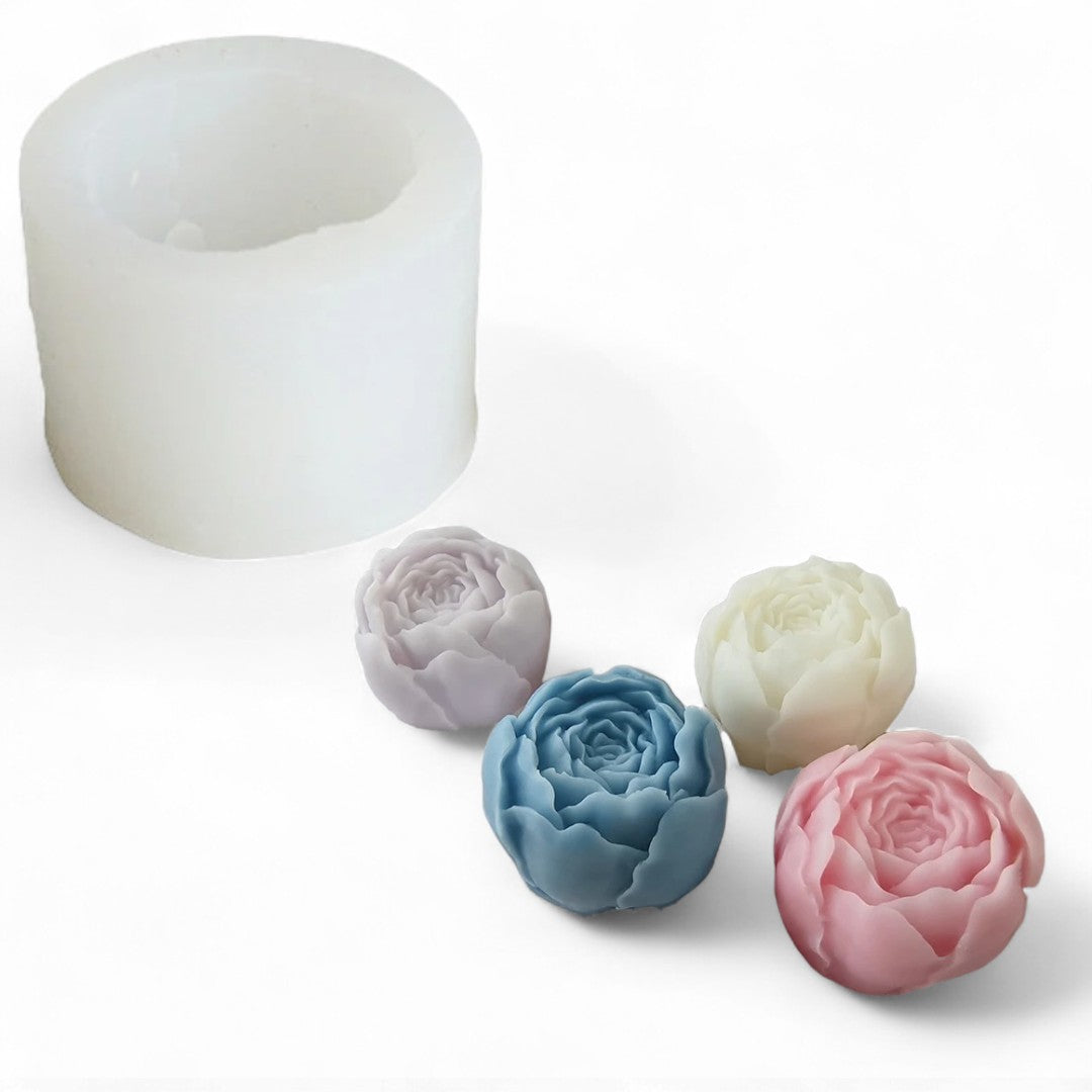 Molde Silicona Suave Flor Brote 3D