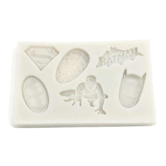 Molde Silicona Súper Héroes