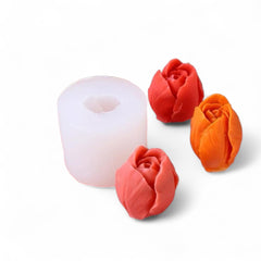 Molde Silicona Suave Tulipán 3D