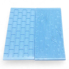 Placa Texturizadora Ladrillo y Corteza de Árbol x 2