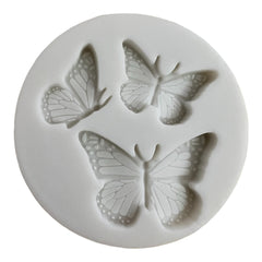 Molde Silicona Mariposas Variadas Mini x 3