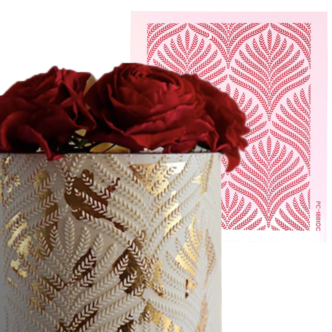 Stencil Espiga Para Repostería y Decoración