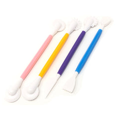 Set de Herramientas para Modelado, Corte y Marcado de Fondant x4