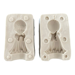 Molde Silicona Ángel Niño 3D Desmontable