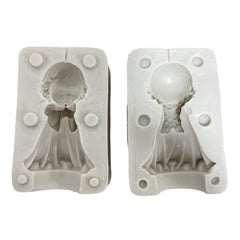 Molde Silicona Ángel Niña 3D Desmontable