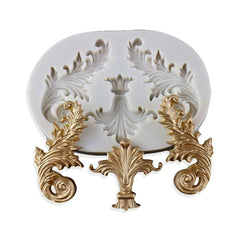 Molde Silicona Arabescos x 3