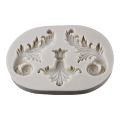 Molde Silicona Arabescos x 3