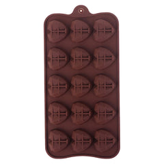 Molde Silicona Corazones Prisma Pequeños x 15