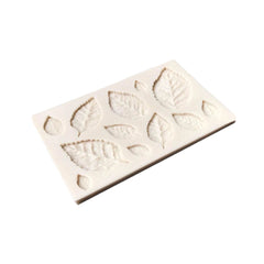 Molde Silicona  Hojas Mini Surtidas x 12