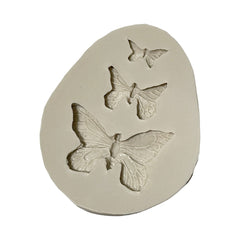 Molde Silicona Mariposas x 3 Tamaños