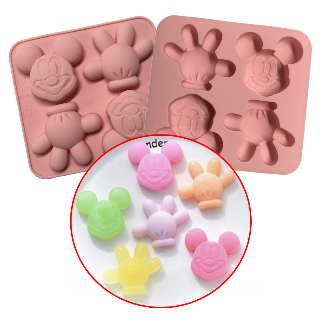 Molde Silicona Bombones Mickey Mouse