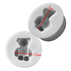 Molde Silicona Oso Mini Teddy