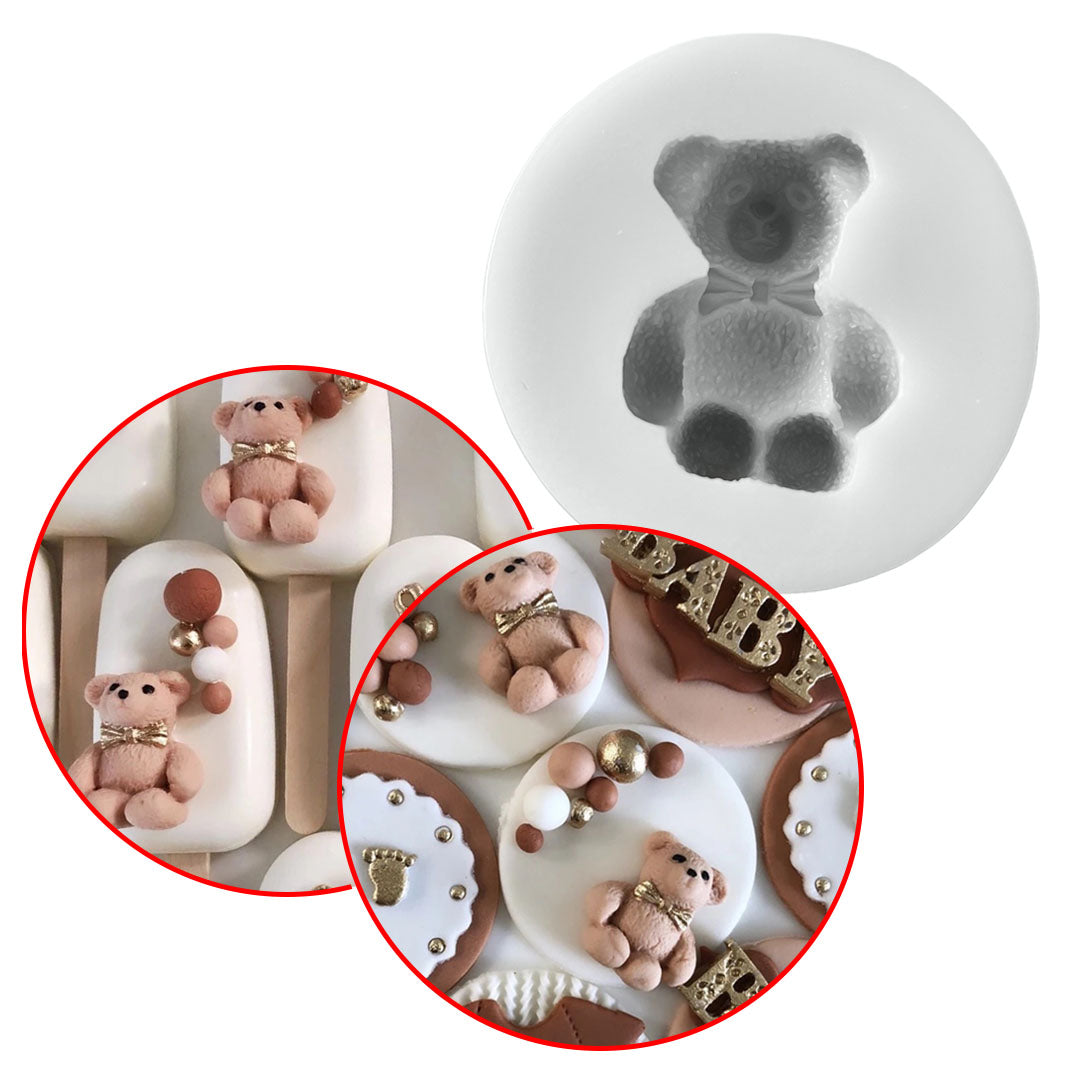 Molde Silicona Oso Mini Teddy