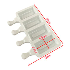 Molde Silicona Paleta Cilindro Pequeña