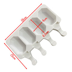 Molde Silicona Paleta Octágono Pequeña