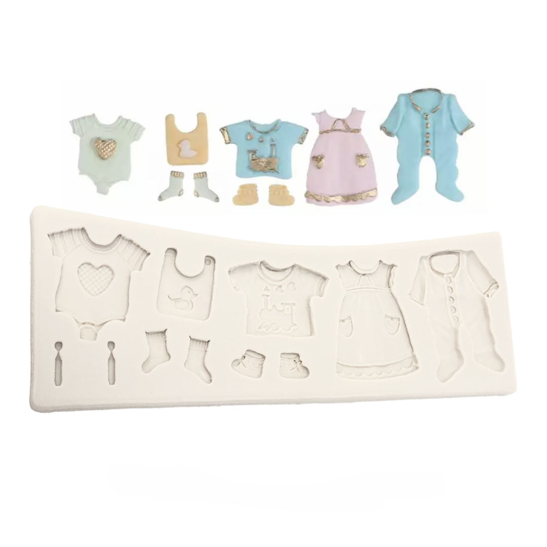 Molde Silicona Ropa Bebé