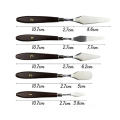 Set de Espátulas Artísticas x 5 Piezas