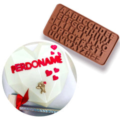 Molde Silicona Alfabeto Clásico Mayúscula