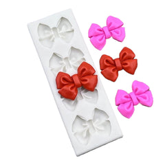 Molde Silicona Moños x 4