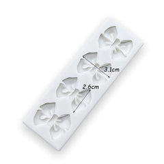 Molde Silicona Moños x 4