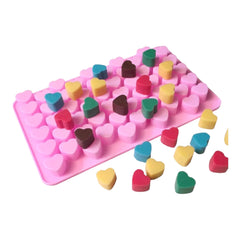 Molde Silicona Multi Corazones x 55