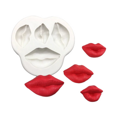 Molde Silicona Labios Perfectos x 4