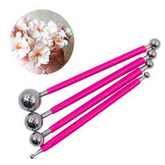 Repujadores Bola en Acero x 4