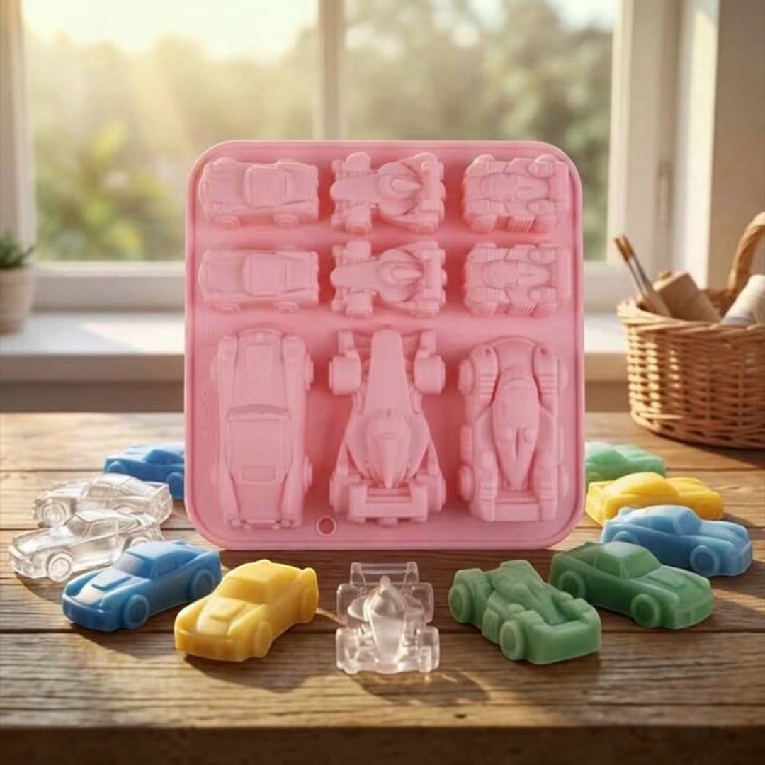 Molde Silicona Carros de Carrera