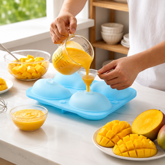 Molde Silicona Mango 3D de 2 Piezas