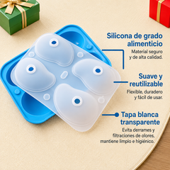Molde Silicona Mango 3D de 2 Piezas