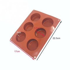 Molde Silicona Choco Oreo x 6 Cavidades