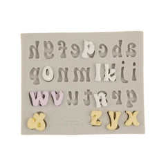 Molde Silicona Alfabeto Timoteo y Números Kit x 3