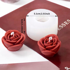 Molde Silicona Suave Rosa De Lujo 3D