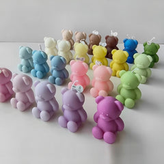 Molde Silicona Suave Oso Clásico Mini 3D